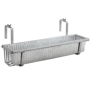 Jardinera de Ventana de Cobre, Jardinera de Flores Hecha a Mano con Marco de Hierro, Jardinera Rectangular de Metal para Colgar en la Terraza, para Decoración del Hogar y el Jardín - Product Image 3