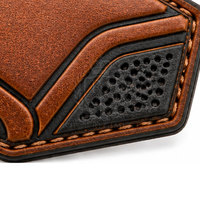 Écussons en cuir personnalisés, logos à coudre, étiquettes décoratives pour chapeaux, accessoires de mode et marquage personnalisé