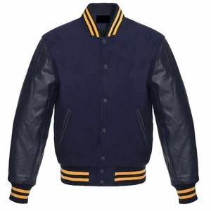 Wholesale Custom Printed <b>Men's</b> Baseball <b>Jacket</b> Long Sleeve Plain Blank <b>Varsity</b> Letterman <b>Jackets</b> - Product Image 1