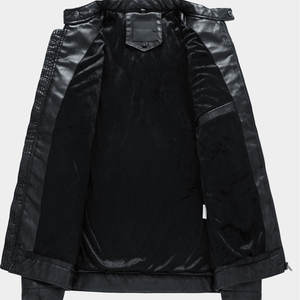 Respirant hiver chaud hommes veste en cuir tenue décontracté hommes veste en cuir à prix raisonnable - Product Image 3