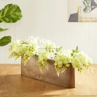Vase à fleurs vintage en aluminium chromé, fait main, écologique, de luxe, pour la maison et le jardin, design révolutionnaire, pour acheteurs mondiaux