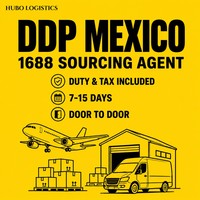 Expédition DDP Chine-Mexique Porte-à-Porte 7-15 Jours Agent d'approvisionnement 1688 Via Veracruz Manzanillo Taxes Incluses