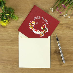 Vietnam Supplier Wholesale 3D <b>Pop</b> up Greeting Cards for Christmas 3D Card High Quality Best Choice to Merry Christmas - Product Image 6