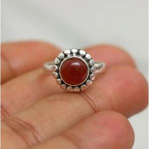 Anillo de piedras preciosas de ojo de tigre de Plata de Ley 925 Natural, regalo para niñas, mujeres, fiesta, joyería hecha a medida, venta al por mayor, anillos de plata fina - Product Image 3