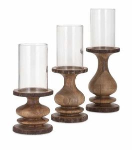Candelabro de Madera Antiguo Hecho a Mano, Venta al por Mayor Personalizada, Acabado Mate, Candelabro de Madera Maciza de Alta Calidad - Product Image 4