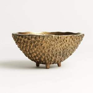 Bol de service en laiton poli, idéal pour embellir la présentation de la table à manger et la décoration festive - Product Image 6