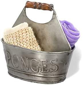 Cocina rústica de granja, cubiertos galvanizados, organizador de Caddy, encimera de Metal, mesa de comedor, estante para ollas, uso en mesa o pared - Product Image 6