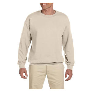 Sweat-shirt et sweat à capuche pour homme en tissu tricoté, manches longues, col rond, écologique, respirant, polyester/coton, impression de logo personnalisée - Product Image 1