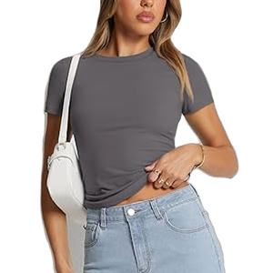Nueva Camiseta de Verano para Mujer, Cuello Redondo, Talla Grande, Marca Bella Canvas, Color Sólido, HECHA EN HI 2026 - Product Image 2