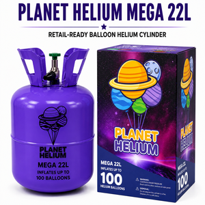 Europe-Filled 22L Disposable Helium Cylinder for <b>Large</b> Events – Wholesale Bulk Supply - Product Image 2