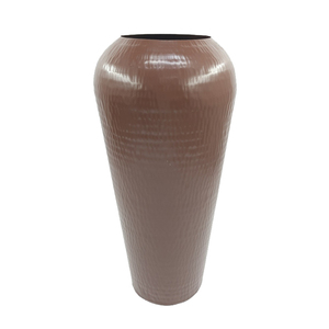 Vase à fleurs en métal de fer au design élégant gris fini pour la décoration de table de restaurant de mariage à la maison Vase en métal fait à la main en vrac - Product Image 4