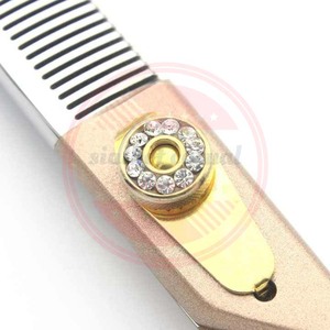 กรรไกรเสริมสวยสแตนเลส2023แบบตรงกรรไกรตัดขนโลโก้ตามสั่ง - Product Image 4