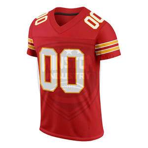 Jersey de Fútbol Americano de Algodón 100% de Alta Calidad, Estilo Nuevo, Duradero, Transpirable, Colores Personalizables, de Fabricante Profesional - Product Image 3