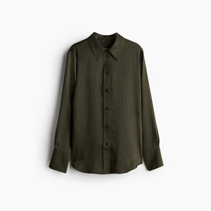 เสื้อเชิ้ตแขนยาวพิมพ์ลายเซ็กซี่สำหรับผู้หญิง เนื้อผ้าโพลีเอสเตอร์น้ำหนักเบา ระบายอากาศได้ดี เป็นมิตรกับสิ่งแวดล้อม สวมใส่สบาย เหมาะสำหรับใส่ทำงานหรือลำลองในฤดูหนาว - Product Image 5