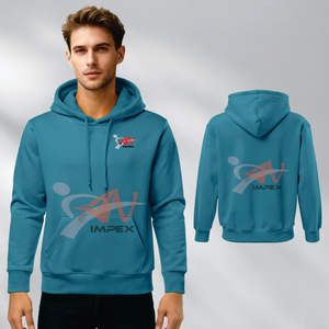 เสื้อฮู้ดดี้พิมพ์ลายดิจิตอลผ้าฟลีซหนาน้ำหนัก 460GSM สำหรับผู้ชายและยูนิเซ็กซ์ แห้งเร็ว ขายส่งสำหรับฤดูหนาว - Product Image 1