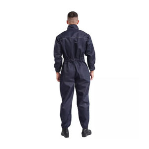 2024 nuevo conjunto de uniforme de trabajo de algodón y poliéster transpirable a prueba de agua y manga larga reflectante ligero para hombre - Product Image 2