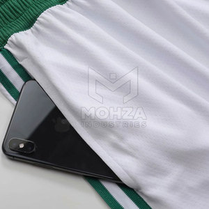 Pantalones Cortos de Fútbol de Poliéster de Cintura Media, Tejidos, Transpirables, Deportivos, con Cordón Ajustable, Diseño Personalizado, Duraderos, Fabricados en Fábrica - Product Image 4