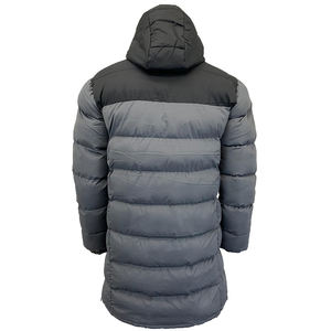 Chaqueta acolchada OEM Fabricante personalizado Diseño de logotipo Abrigo largo acolchado para hombre Chaqueta y abrigos acolchados con capucha de burbuja de invierno para hombre - Product Image 2