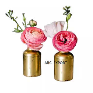 Vase à fleurs décoratif de table le plus vendu Vase en métal poli or Vase à fleurs et pot d'intérieur au design de luxe à prix raisonnable - Product Image 4
