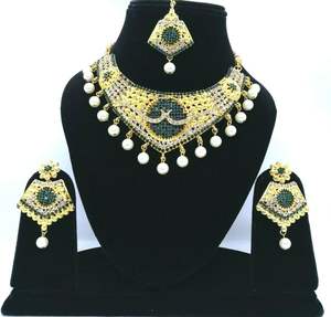 Ensemble de collier, boucles d'oreilles et diadème de mariée de luxe, alliage, cristal et strass, design floral, bijoux vintage pour mariage et fête, femmes - Product Image 5