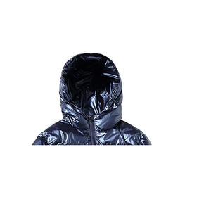 Mode personnalisée de haute qualité pour hommes, veste d'hiver chaude métallique bouffante brillante, blouson rembourré à bulles - Product Image 4