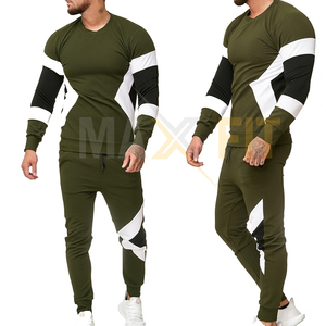 MAXFIT ENTERPRISES Ensemble de jogging et de sweat d'entraînement d'hiver pour hommes personnalisé Deux pièces de survêtement vierge de grande taille de New Training Wear - Product Image 6