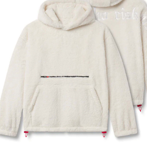 Ultra Soft Warm <b>Sherpa</b> Pullover <b>Hoodie</b> High Quality Fleece Sweatshirt with Embroidered Technics for Winter Outdoor Activities - Product Image 6