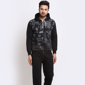 Men's Black Grey Printed <b>Tracksuit</b> for Men's With Custom Logo From Pakistan Manufactured - Product Image 1