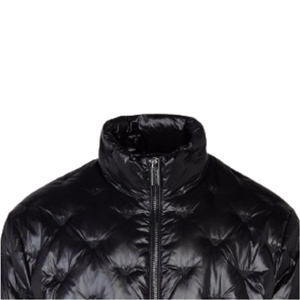 Chaqueta de esquí de invierno impermeable a prueba de viento de alta calidad para hombre, venta al por mayor, abrigo de burbujas acolchado personalizado, tejido de lana con capucha, nuevo patrón - Product Image 3