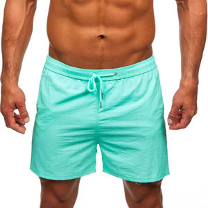 Short de bain multicolore à la mode pour hommes Quick Dry Vintage Pocket Respirant Mid Waist Design 6XL Size Made of Nylon Mesh Material - Product Image 1