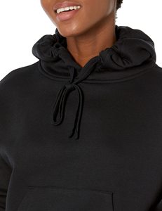 Produit d'hiver, streetwear décontracté, épaules tombantes, respirant, respectueux de l'environnement, sweat-shirts à capuche en tricot, sweat-shirts à capuche courts pour femmes - Product Image 4