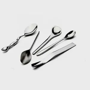 Ensemble de couverts antiques en acier inoxydable avec poignée en laiton coulé Design vintage couverts pour vaisselle à manger - Product Image 4