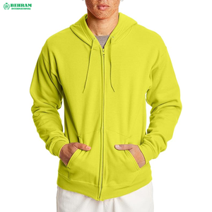 Nouvelle Collection 2026 – Sweats à Capuche Zippés Épais et Unis, Personnalisables avec Logo, pour Hommes et Unisexe, Hiver, 100% Coton Molletonné French Terry, Séchage Rapide - Product Image 4