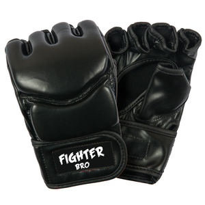 Guantes de agarre Guantes MMA Cuero artificial Correa de muñeca ajustable Entrenamiento de agarre Alta protección Logotipo personalizado disponible - Product Image 6