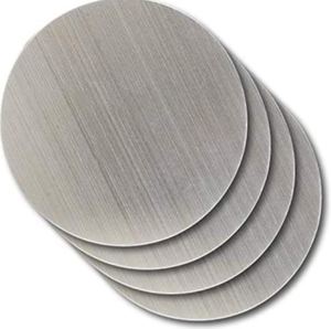 Premium Quality Stainless Steel Round <b>Coasters</b> Silver Metal Cup <b>Coasters</b> Set Custom Logo Stunning Cool <b>Coaster</b> Cups Mats Decors - Product Image 4