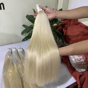 Extensions de cheveux humains vierges à 613, lisse, vierges, bouclés, couleur Blonde, cuticules, haute qualité, offre spéciale - Product Image 2