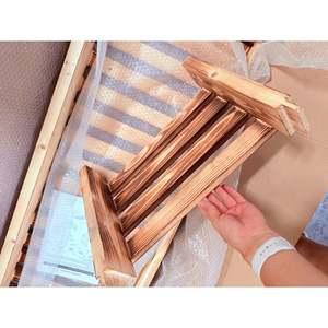 Panca in Legno Massello Fatta a Mano, Stile Vintage per Patio o Giardino, 48'L*18'H*18'L, Completamente Verniciata Esternamente - Product Image 2