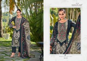 Collection de matériel de robe de travail en coton de qualité supérieure à impression numérique avec broderie disponible au tarif de gros, idéal pour les tenues de fête - Product Image 5