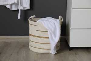 Hot New Design Jacinthe D'eau Panier De Rangement Panier Tissé Durable Tissé À La Main Cuisine Espace Organisateur - Product Image 3