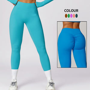 Leggings de gym personnalisés, pantalon de yoga pour le levage des fesses, taille élastique, vêtements de sport, leggings de yoga pour femmes - Product Image 5