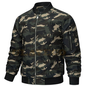 High Quality Adults Bomber <b>Jacket</b> <b>Camo</b> Printing Bomber Winter <b>Jacket</b> Polyester Made Bomber <b>Jacket</b> - Product Image 2