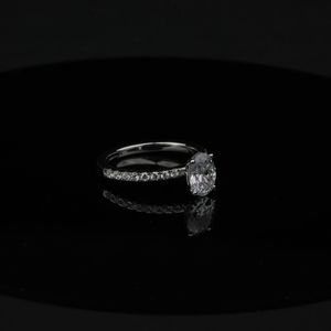 Lujo 3.50Ct Lab Grown Diamond Ring Marquise Cut VS1 IGI Certificado Oro Rosa Oro Plata Compromiso Boda Proveedor de joyería - Product Image 4