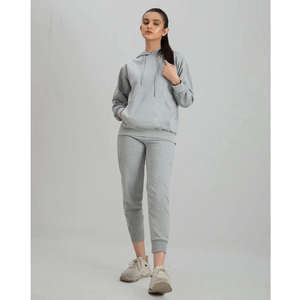 Chándal de Invierno de Dos Piezas para Mujer, Precio al por Mayor, Transpirable, Ligero, Hecho de Tela de Poliéster de Alta Calidad, Chaqueta con Cremallera - Product Image 1