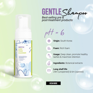 CharmLash extractos botánicos champú para pestañas 100mL champú nutritivo para extensiones de pestañas champú para pestañas al por mayor Etiqueta Privada - Product Image 2