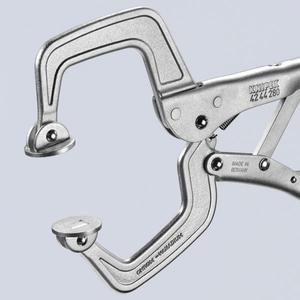 Pince de serrage Knipex à mâchoires mobiles, zinguée brillante, pour le serrage de pièces à haute résistance, pince de section pratique - Product Image 2