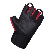 Guantes Deportivos de Medio Dedo de Poliéster de Alta Calidad para Hombre y Mujer, Ligeros, Antideslizantes, con Soporte para Muñeca, para Levantamiento de Pesas, Gimnasio y Deportes