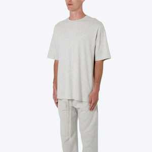 Venta caliente 240gsm Drop Shoulder T-shirt Venta al por mayor de algodón en blanco Camiseta personalizada Heavyweight Men T-shirt Camiseta de gran tamaño - Product Image 2