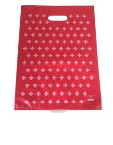 Bolsas de plástico troqueladas de diseño personalizado al por mayor con asas para bolsas para embalaje de alimentos, compras y Promoción Comercial - Product Image 1