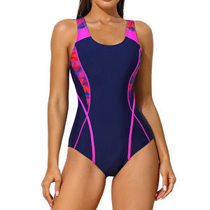 2025 nuevo traje De baño Sexy De una pieza diseño Retro Racerback Bikini conjunto para mujer Ropa De Playa Control De barriga traje De baño y ropa De playa - Product Image 1