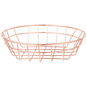 Wire Fruit <b>Basket</b> <b>Large</b> Round Storage <b>Baskets</b> for Bread Fruit Snacks Candy With Matt Powder Coating Fashion Fruit Bowl Decorate - Product Image 6